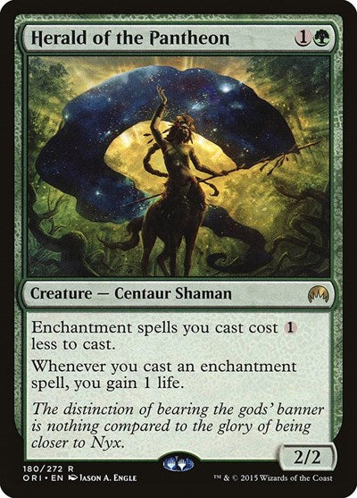 Herald of the Pantheon (ORI, Lightly Played,)
