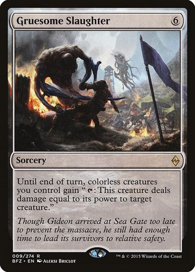 Gruesome Slaughter (BFZ, Near Mint,)