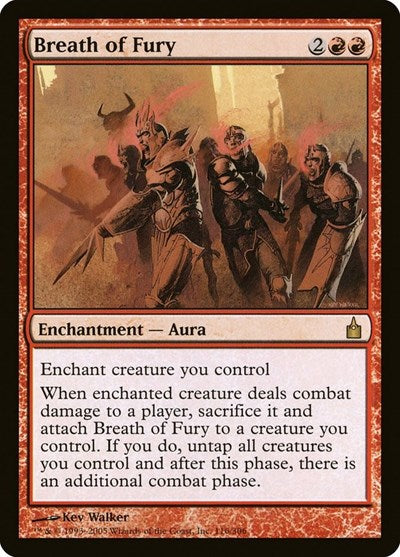 Breath of Fury (RAV, Lightly Played,)