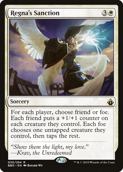 Regna's Sanction (BBD, Near Mint,)