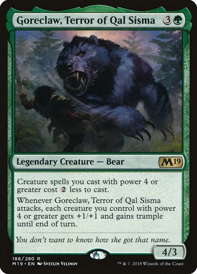 Goreclaw Terror of Qal Sisma (M19, Near Mint,)