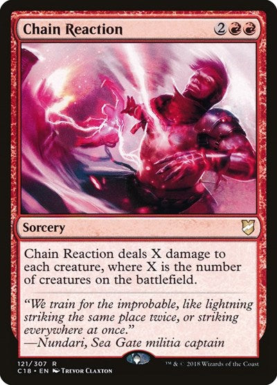 Chain Reaction (C18, Lightly Played,)