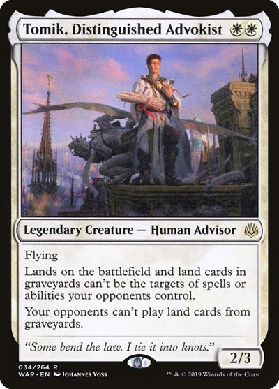 Tomik, Distinguished Advokist (WAR, Near Mint,)