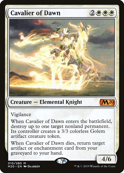 Cavalier of Dawn (M20, Near Mint, Foil)