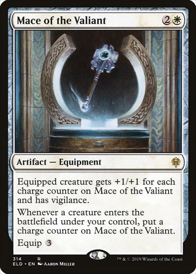 Mace of the Valiant (ELD, Near Mint,)