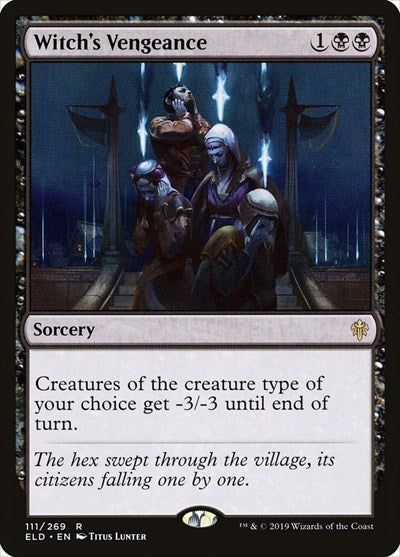 Witch's Vengeance (ELD, Near Mint,)