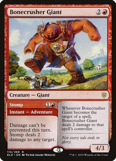 Bonecrusher Giant (ELD, Near Mint,)