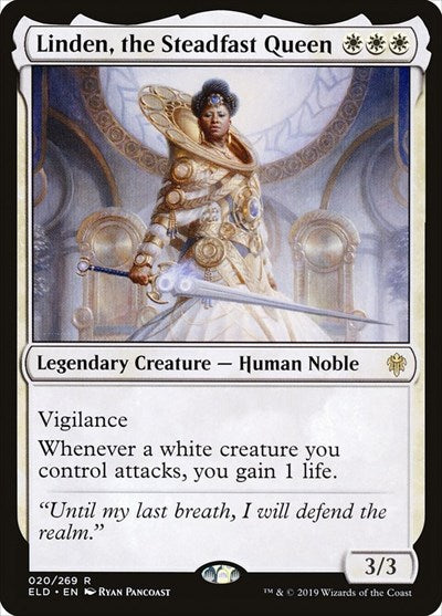 Linden, the Steadfast Queen (ELD, Near Mint,)