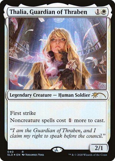Thalia, Guardian of Thraben (040) (SLD, Near Mint, Foil)