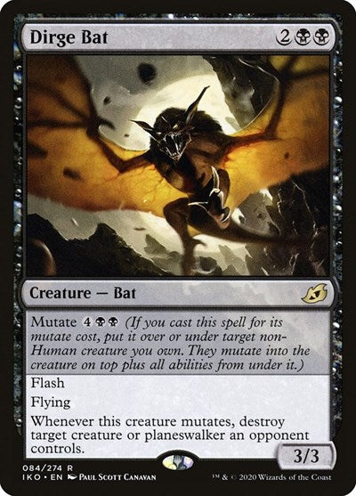Dirge Bat (IKO, Near Mint,)