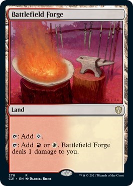 Battlefield Forge (C21, Lightly Played,)