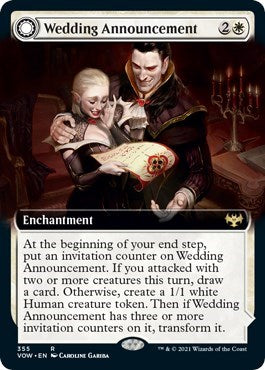 Wedding Announcement Extended Art (VOW, Near Mint, Foil)