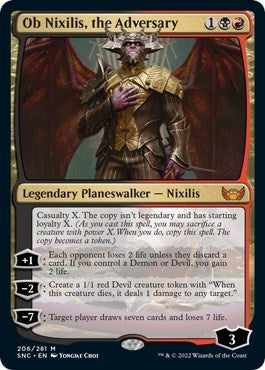 Ob Nixilis the Adversary (SNC, Near Mint,)