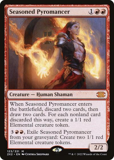 Seasoned Pyromancer (2X2, Near Mint,)