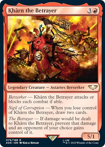 Kharn the Betrayer (40K, Near Mint,)