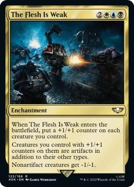 The Flesh Is Weak (40K, Near Mint,)