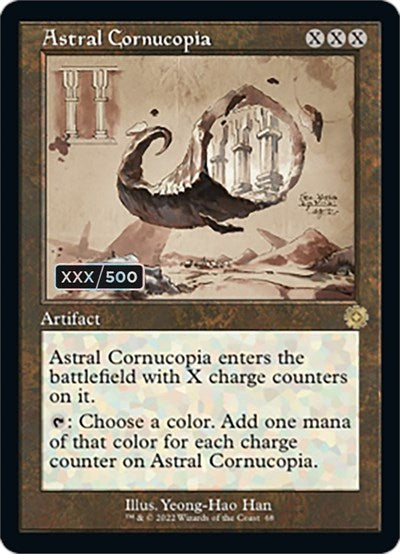 Astral Cornucopia Schematic Serial Numbered (BRR, Near Mint, Foil)