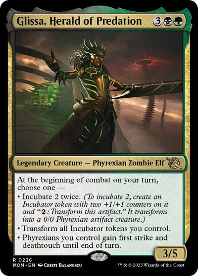 Glissa Herald of Predation (MOM, Near Mint,)