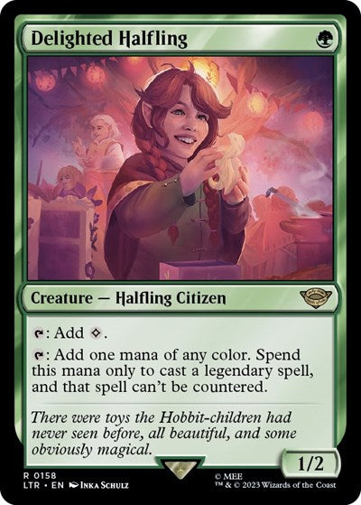 Delighted Halfling (LTR, Near Mint,)