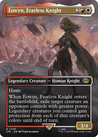 Eowyn Fearless Knight Borderless (LTR, Near Mint,)