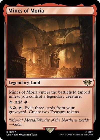 Mines of Moria (LTR, Lightly Played,)