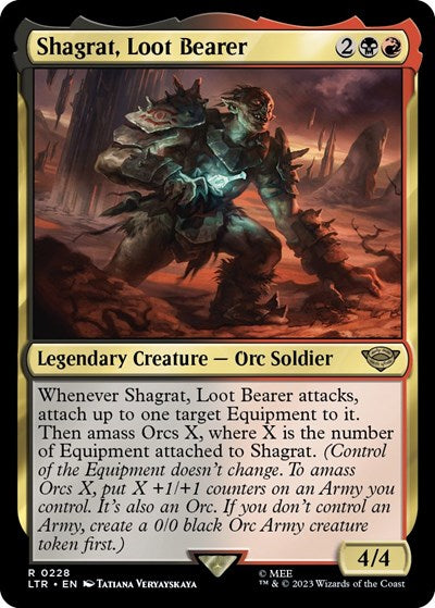Shagrat Loot Bearer (LTR, Near Mint,)