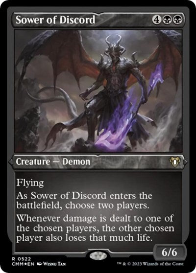 Sower of Discord Foil Etched (CMM, Near Mint, Foil)