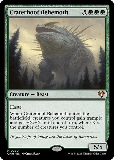 Craterhoof Behemoth (CMM, Near Mint,)