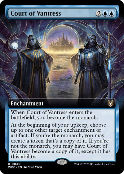 Court of Vantress Extended Art (WOC, Near Mint,)