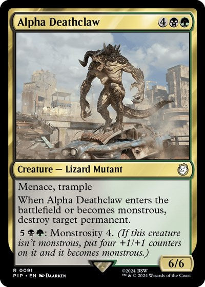 Alpha Deathclaw (PIP, Near Mint,)