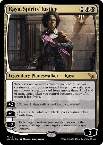 Kaya Spirits Justice (MKM, Near Mint,)