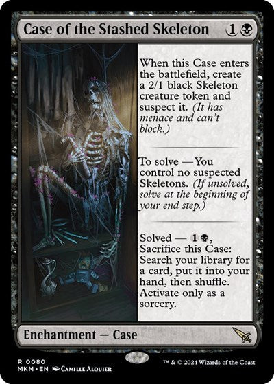 Case of the Stashed Skeleton (MKM, Near Mint,)