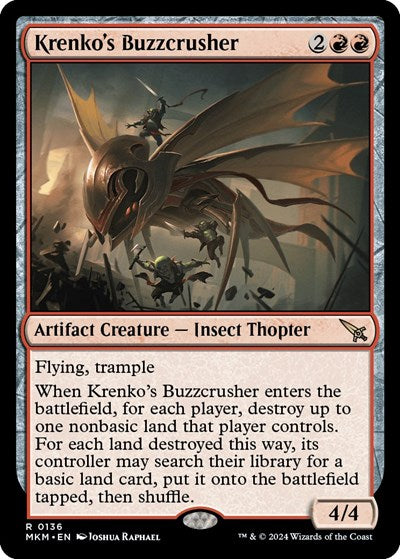 Krenkos Buzzcrusher (MKM, Near Mint,)
