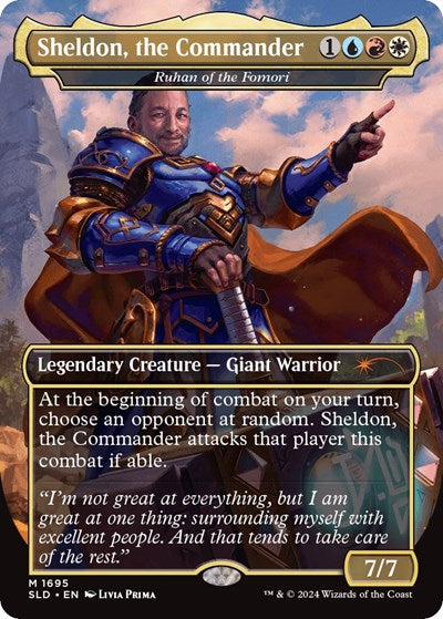 Sheldon, the Commander - Ruhan of the Fomori (SLD, Near Mint,)