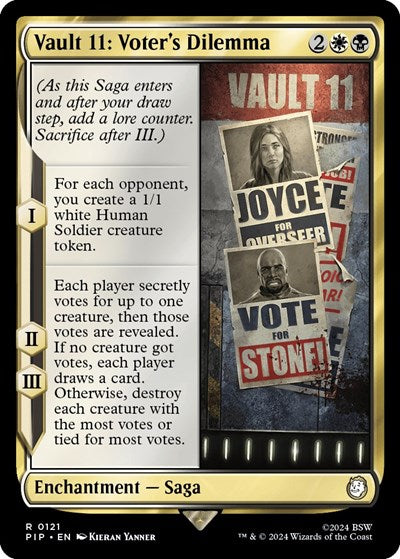 Vault 11 Voters Dilemma (PIP, Near Mint,)