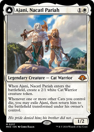 Ajani Nacatl Pariah (MH3, Near Mint,)