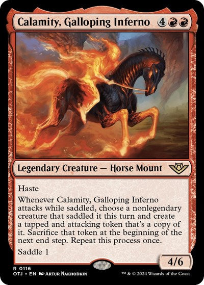 Calamity, Galloping Inferno (OTJ, Near Mint,)
