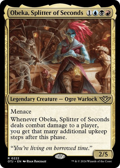 Obeka, Splitter of Seconds (OTJ, Near Mint,)