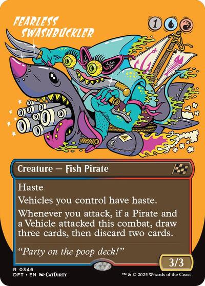 Fearless Swashbuckler Borderless (DFT, Near Mint,)
