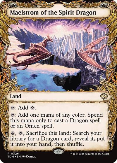 Maelstrom of the Spirit Dragon Showcase (TDM, Lightly Played, Foil)