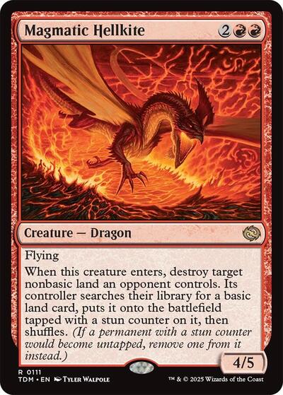 Magmatic Hellkite (TDM, Near Mint, Foil)