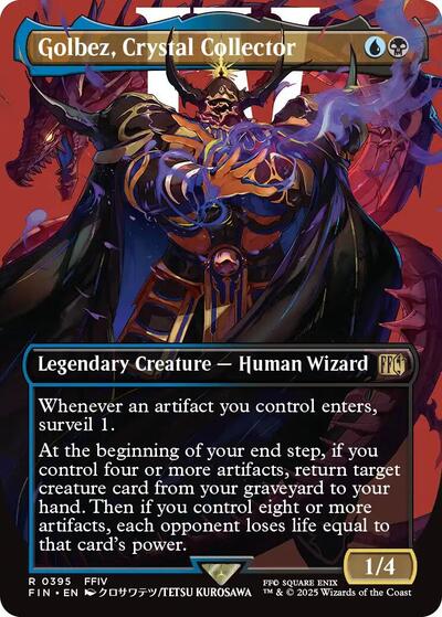 Golbez, Crystal Collector (Borderless) (FIN, Near Mint, Foil)