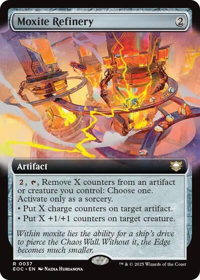 Moxite Refinery Extended Art (EOC, Near Mint,)