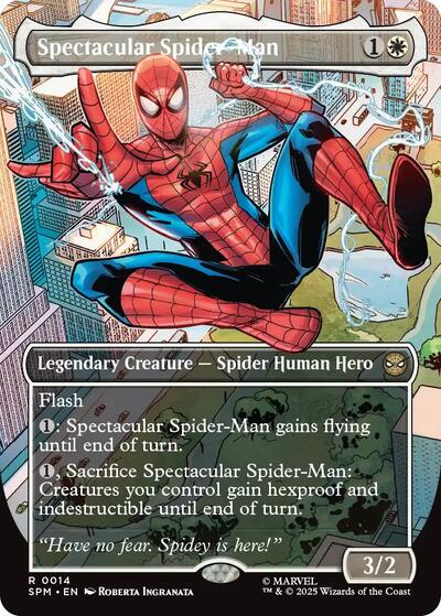 Spectacular Spider-Man (Borderless) (SPM, Near Mint,)