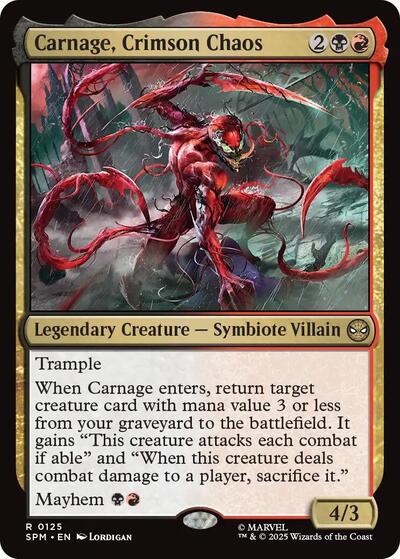 Carnage, Crimson Chaos (SPM, Near Mint, Foil)