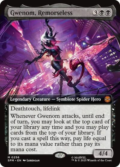 Gwenom, Remorseless (Extended Art) (SPM, Near Mint,)