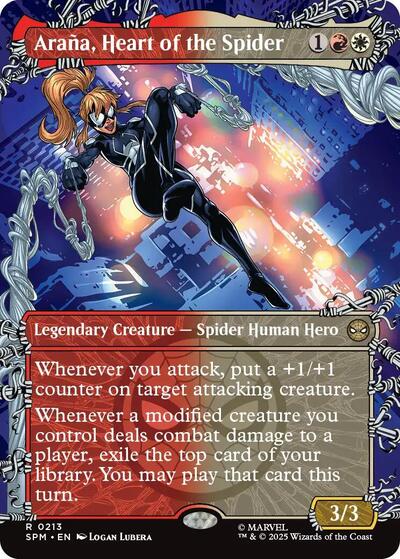 Arana, Heart of the Spider (Borderless) (SPM, Near Mint,)