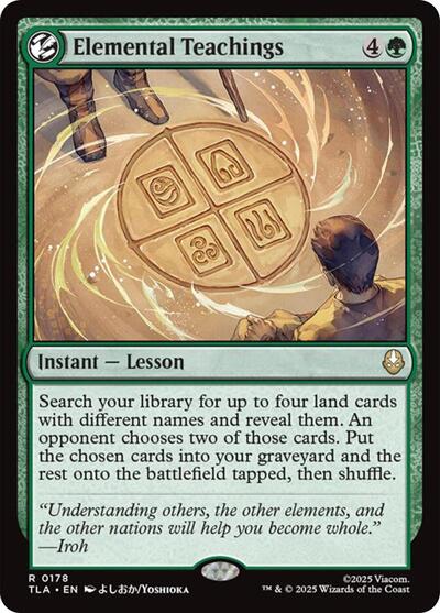 Elemental Teachings (TLA, Near Mint,)