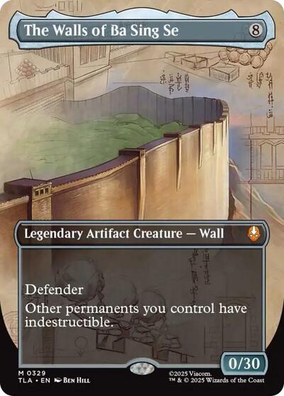 The Walls of Ba Sing Se (Borderless) (TLA, Near Mint,)