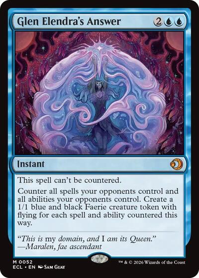 Glen Elendras Answer (ECL, Near Mint,)